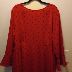 Red polka dot dress Size XXL